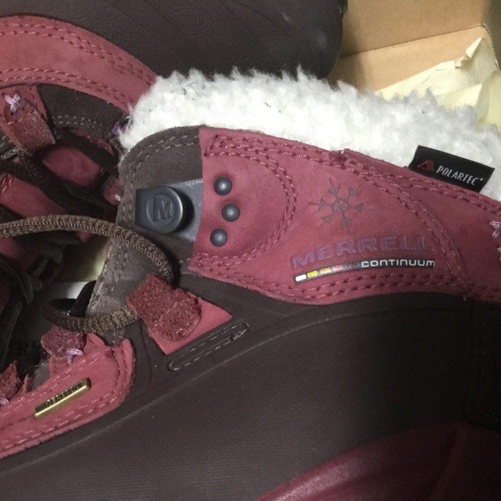 Merrell Women's Winter Boots - Brown and Purple - Picture 5 of 9